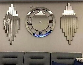 Aynalı Duvar Saati K-043